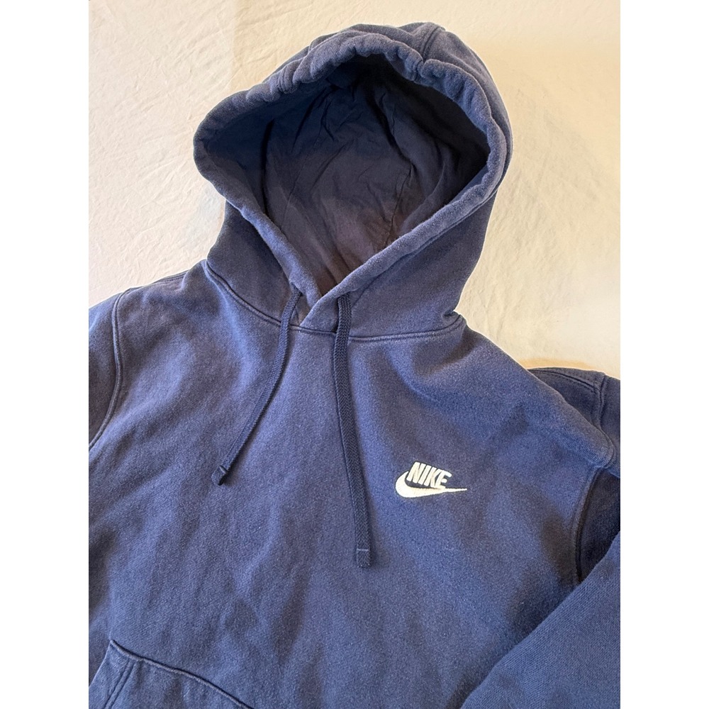 Nike‎ Sportswear Club Fleece Hoodie Mens Small Navy Blue BV2654-410 Pullover